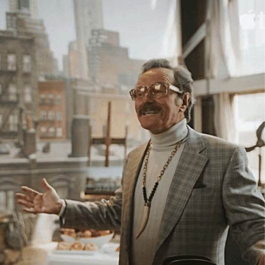 Bryan Cranston in the Studio wearing the frame by Cutler and Gross 9495 Apple TV+