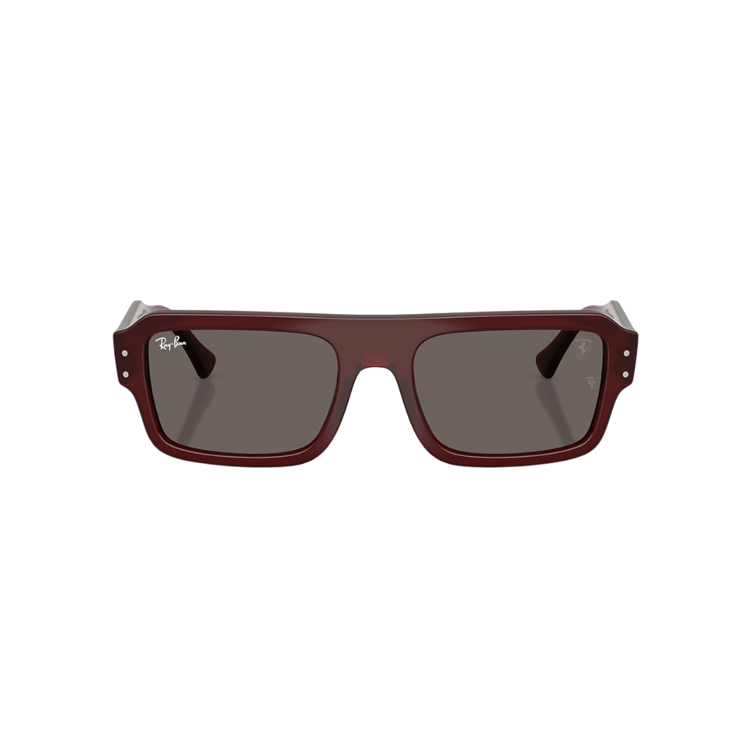 LEWIS HAMILTON DRIVER SPECIAL EDITION 2026 - SCUDERIA FERRARI COLLECTION Ray Ban sunglasses front view with details logo