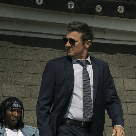 Mayor of Kingstown Jeremy Runner sunglasses side view