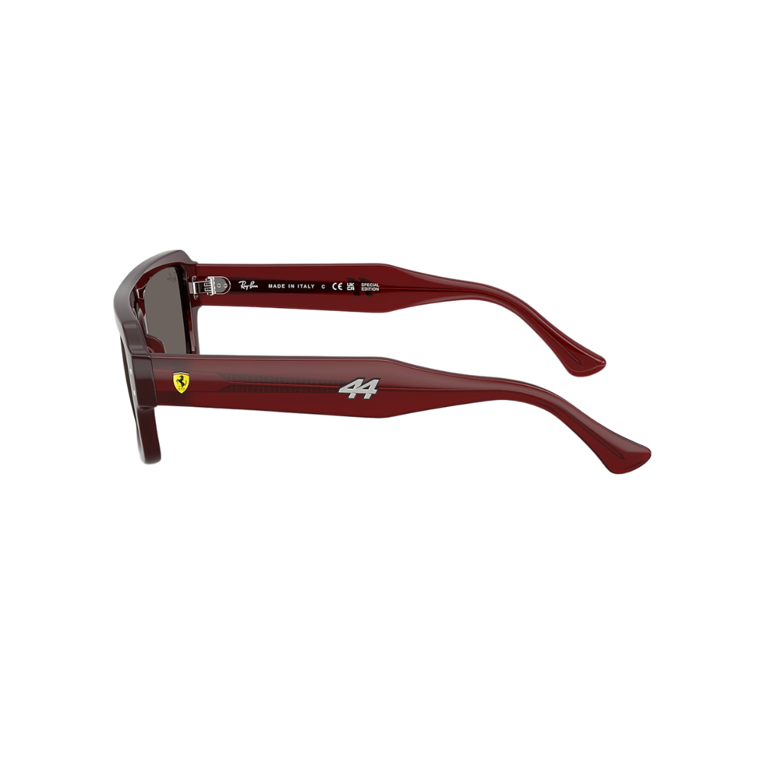 LEWIS HAMILTON DRIVER SPECIAL EDITION 2026 - SCUDERIA FERRARI COLLECTION Ray Ban sunglasses detail temples