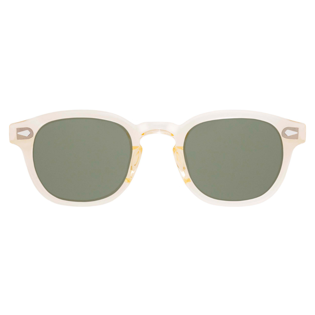 Moscot Lemtosh Flesh sunglasses with G15 green lenses front