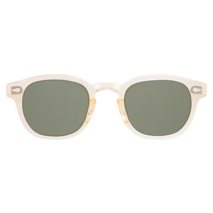 Moscot Lemtosh Flesh sunglasses with G15 green lenses front