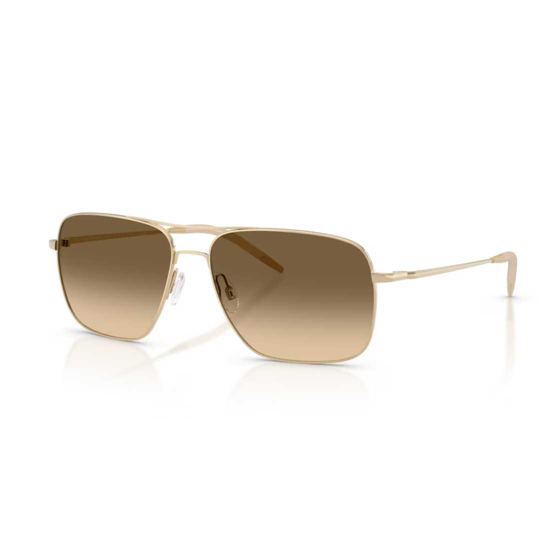 Oliver Peoples Clifton sunglasses side with temple view