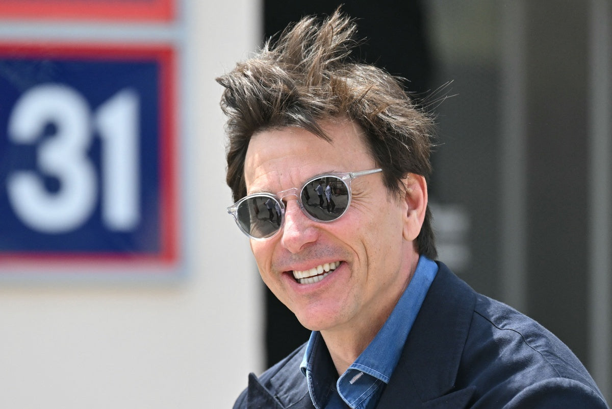 Toto Wolff wearing the Oliver Peoples sunglasses