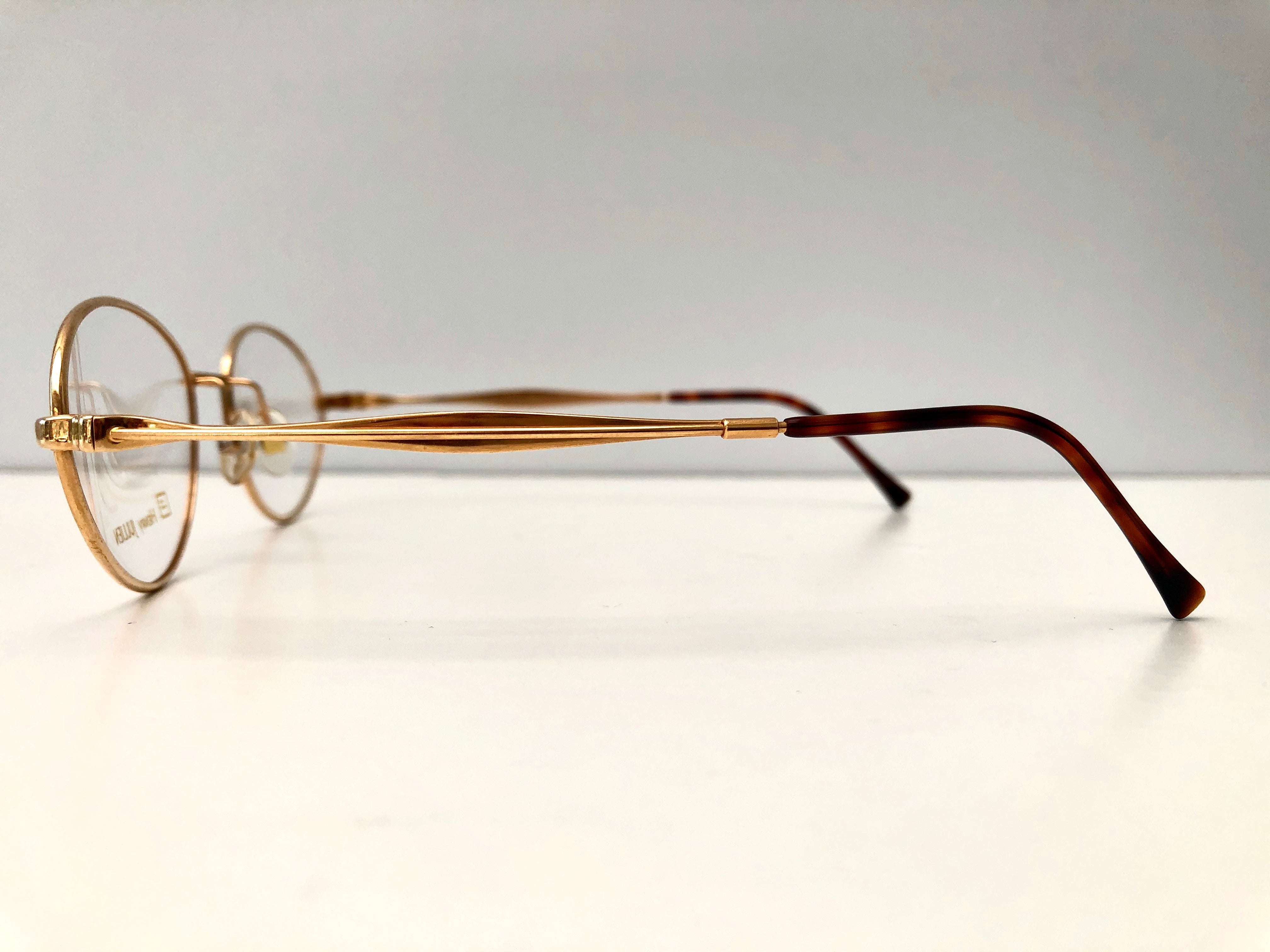 唐◆HENRY JULLIEN　ARROGANCE　C56　アンリジュリアン　ゴールド系　サングラス　ビンテージ　レトロ　眼鏡　程度良品