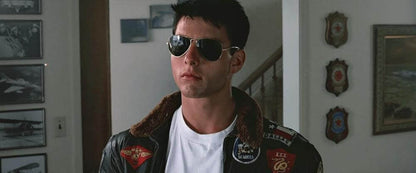 Tom Cruise Top Gun wearing the Ray-Ban 3025 Classic Aviator 